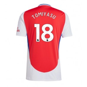 Billiga Arsenal Takehiro Tomiyasu #18 Hemmatröja 2024-25 Kortärmad